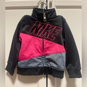 2 for 15$ ❤️ 12M ❤️ Nike Black and Pink Sports Jacket